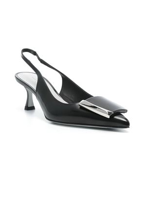 Black leather Medina pumps ROBERTO FESTA | MEDINANERO